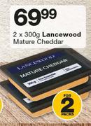 Lancewood Mature Cheddar-2 x 300g