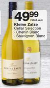 Kleine Zalze Cellar Selection/Chenin Blanc/Sauvignon Blanc-750ml Each