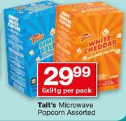 Tait’s Microwave Popcorn-6x91g Per Pack