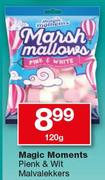 Magic Moments Pienk & Wit Malvalekkers-120g