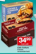 Cafe Culture pasteie verskeidenheid-4 Per Pak