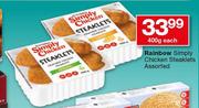 Rainbow Simply Chicken Steaklets Assorted-400g Each