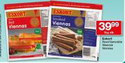 Eskort Rooi/Gerookte Weense Worsies-1kg Elk