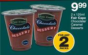 Fair Cape Chocolate Caramel Desserts-2x125ml
