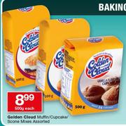 Golden Cloud Muffin/Cupcake/Scone Mixes Assorted-500g Each