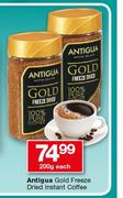 Antigua Gold Freeze Dried Instant Coffee-200g Each