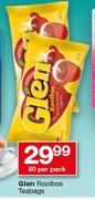 Glen Rooibos Teabags-80 Per Pack
