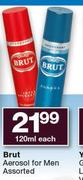 Brut Aerosol For Men Assorted-120ml Each