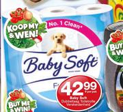 Baby Soft Dubbellaag Toiletrolle Verskeidenheid-9 Per Pak