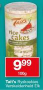 Tait’s Rys koekies Verskeidenheid-100g Elk