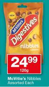 Mcvitie’s Nibbles-120g Each