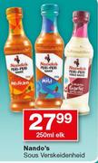 Nando’s Sous Verskeidenheid-250ml Elk