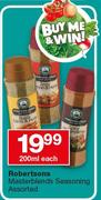 Robertsons Masterblends Seasoning-200ml Each