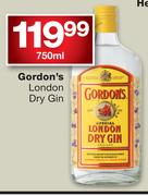 Gordon's London Dry Gin-750ml