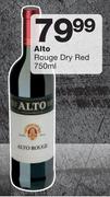 Alto Rouge Dry Red-750ml Each