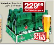 Heineken Premium Lager Beer NRB-24X330ml