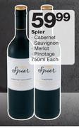 Spier Cabernet Sauvignon/Merlot/Pinotage-750ml Each