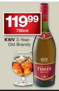 KWV 3 Year Old Brandy-750ml