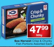 Sea Harvest Crisp & Chunky Fish Portions-500g