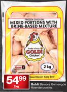 Goldi Bevrore Gemengde Hoenderporsies-2Kg