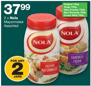Nola Mayonnaise-For Any 2 Jars