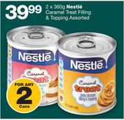 Nestle Caramel Treat Filling & Topping-2x360g