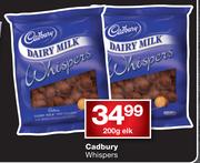 Cadbury Whispers-200g Elk