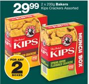 Bakers Kips Crackers-2x200g