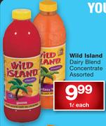 Wild Island Dairy Blend Concentrate-1Ltr Each