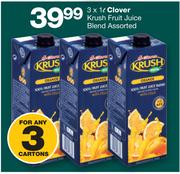 Clover Krush Fruit Juice Blend-xLtr