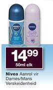 Nivea Aanrol Vir Dames/Mens Verskeidenheid-500ml Elk