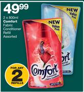 Comfort Fabric Conditioner Refill-2x800ml