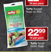 Tuffy Small Slider Bags-15 Per Pack