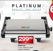 Platinum 4 Sny Vlekvrye Staal Toebroodjiepers-Elk