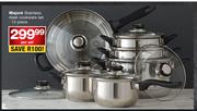 Major's 12 Piece Stainless Steel Cookware Set -Per Set