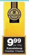 Kasselshoop Cheddar Cheese-Per 100g