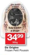 De Origine Frozen Petit Poussin-500g