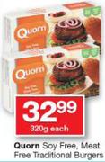Quorn Soy Free,Meat Free Traditional Burgers-320g Each