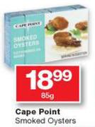 Cape Point Smoked Oysters-85g