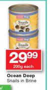 Ocean Deep Snails In Brine-200g Each