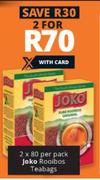 Joko Rooibos Teabags-2 x 80 Per Pack