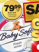 Baby Soft Dubbellaag Toiletrolle-18 Per pak