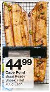 Cape Point Braai Ready Snoek Fillet-700g Each