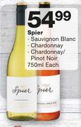 Spier Sauvignon Blanc/Chardonnay/Chardonnay/Pinot Noir-750ml Each