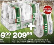 Castle Lite Beer NRB-24x340ml