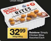Rainbow Simply Chicken Bites-350g/360g Each