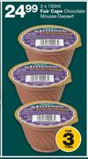 Fair Cape Chocolate Mousse Dessert-3x150ml