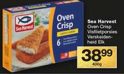 Sea Harvest Oven Crisp Visfiletporsies Verskeiden-hei-400g Elk