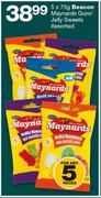 Bacon Maynards Gum/Jelly Sweets-5x75g