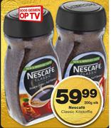 Nescafe Classic Kitskoffie-200g Elk